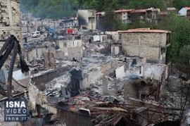 ویدیو/ چرا ۱۳۰ خانه در روستای «امامزاده ابراهیم» شهرستان شفت آتش گرفت؟